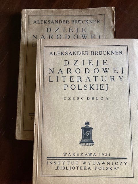 Aleksander Brückner: Dzieje narodowej literatury polskiej 1924