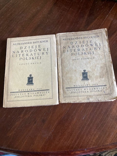 Aleksander Brückner: Dzieje narodowej literatury polskiej 1924